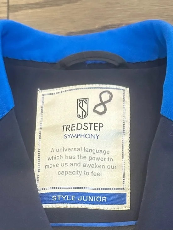 Tredstep Symphony Junior Equestrian Show Coat Navy Blue Size 8 Riding Jacket